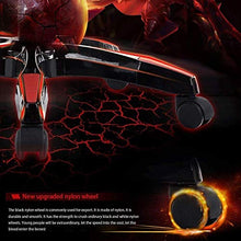 DINGZXC Sgabelli da Bar Sedia da Gioco Sedia E-Sport Di Grandi Dimensioni ， Sedia Girevole Ergonomica Ed Esecutiva con Poggiatesta e Cuscino Lombare Regolabile,Blakc White