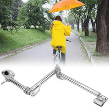 Staffa per ombrellone Forte e Durevole Facile da installare Sicuro e Stabile Portaombrelli per Bici Lega di Alluminio Robusto per Bici Giardino Domestico Patio