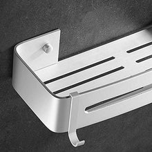 HTL Scaffale di stoccaggio Bagno Rack Libero Punching Spazio Alluminio WC Piazza Cestino WC Lavabo Rack Facile da Installare