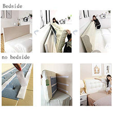 FLHSLY - Cuscino lombare in flanella, lavabile, adatto per camera da letto, rosso, senza testiera 135 cm