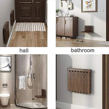 YDDZ Sgabello per Il Cambio delle Scarpe Ultrasottile da 5 Cm Nascosto Sgabello da Bagno Pieghevole Design Sgabello per Scarpe da Parete 150 kg Portante 39x34x5 Cm con Accessori di Installazione
