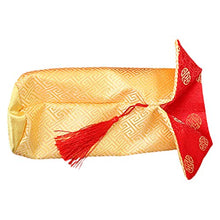 Amosfun Abito di Broccato Cinese Copertura Della Bottiglia di Vino Vestito Della Cina Cheongsam Sacchetti di Vino Sacchetti di Champagne per Il Matrimonio Festa di Festival di Primavera Cinese (D'oro)