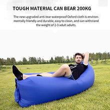 TTAototech Lettino Gonfiabile Divano Ad Aria Amaca Portatile, Impermeabile E Anti-Perdite Daria Design Ideale Divano per Cortile in Riva al Lago Spiaggia Viaggi Campeggio Picnic E Festival Musicali