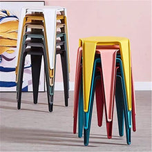 YXY Sgabello in plastica Sedia impilabile per Uso Domestico Sgabello per Bagno per Adulti Sgabello Rotondo Sgabello Quadrato