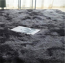 Rughe Finte di Pelle di Pecora, Camera da Letto Spessa Soggiorno Soggiorno rug Tappetino per Pavimenti Anti Fatica Pieghevoli Stuoie di Cuscino Materasso Tatami-Grigio Scuro 80x200cm(31x79inch)