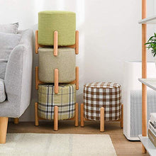 Sgabello da Cucina Home Moda Sgabello Tavolino Sgabello in Legno Massiccio Piccola Panca Sgabello Cambiare Le Scarpe Sgabello Creativo Living Room Divano Sgabello Sgabello da barYZJL