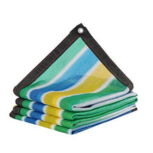 FCXBQ Tenda da Sole Tenda da Sole a Vela Tessuto Anti-UV Protezione Solare Rete Isolante per balconi Balcone Patio Tendalino a Strisce Colorate a 8 Pin (Colore: A, Dimensioni: 2 & Volte; 8m)