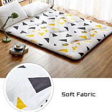 JiaQi Morbidissimo Comfort Materasso,Addensare Imbottita,Tatami Rimovibile da Terra Materasso Pieghevole Ipoallergenico Non-Slip Bottom Trapuntato-a 150x200x4cm(59x79x2inch)