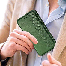 Miagon Samsung Galaxy S20 Ultra Moda Custodia,Retro PU Pelle Cover a Libro Carta Fessura Supporto Stand Magnetica Flip Wallet Case Cover,Verde