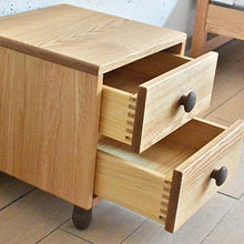 DYXYH Comodino-40 * 40 * 45cm Divano Tavolino snack Tavolino, terminale Laterale Tavolo Comodino con immagazzinaggio del cassetto gambe in legno massello Soggiorno Mobili Camera Da Letto