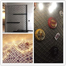 Protective net decoration / Protezione Stair Balcone rete di sicurezza Nero Net Tessuti a mano Decorazione parete Net Net Cat rete anti-goccia Tetto Soffitto Net Net 100 millimetri * 100mm Net / corda