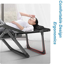 Zero Gravity - Sedia a sdraio per esterni, sedie a sdraio e sedie reclinabili con cuscino per esterni, giardino, prato, campeggio, poltrone pieghevoli