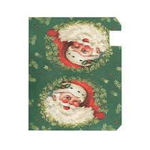 Retro Babbo Natale Natale Ghirlanda postale Cover Magnetica Inverno Natale Verde Grande Posta Casella Involucri Giardino Cortile Decorazione Casa Oversize Dimensioni 64,8 cm x 53,3 cm