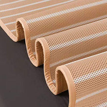 Nileco Estate Stuoia Sonno,Pieghevole Stuoia di Raffreddamento Lavabile Coprimaterasso con Federa Aria Condizionata Mat Dormire Coprimaterasso-Grigio Chiaro 120x200cm(47x79inch)