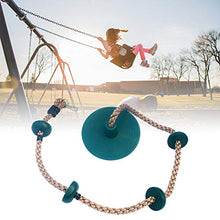 ROSEBEAR Altalene di Corda da Arrampicata Esterna Scala di Corda per Sedile Altalena a Disco in Plastica Accessori Altalena per Giochi (Verde)