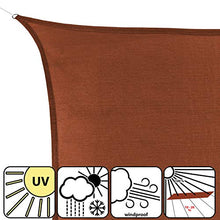 BB Sport Tenda Velo Sole 5m x 6m Terracotta Vela Sole Ombreggiante HDPE Protezione Solare UV 90% Parasole Giardino Esterni