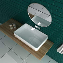 Rivestimento antibatterico per lavabo da 60 x 38 cm, soluzione moderna per il vostro bagno o anche per il bagno degli ospiti, particolarmente facile da pulire grazie alla superficie antibatterica
