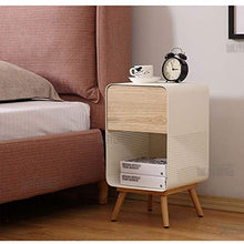 Comodini Nordic Ferro Battuto Comodino Piccola Legno Moda Comodino Soggiorno Tavolo Laterale Locker Simple Comodini Camera