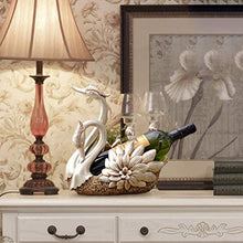 LHQ-HQ Bottiglia di Vino Wine Rack Rack Domestica Environmental Protection Resina Wine Rack Swan Bottiglia di Vino Shelf Decoration personalità Creativa Wine Rack
