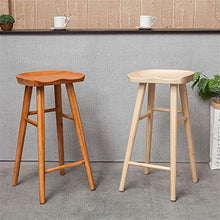 GYPPG Sgabello Bar Sedia Pranzo retrò con Gambe in Legno Sgabelli Bar per Cucina | Pub | Cafe - Carico Massimo 200 kg