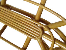 POLTRONA PAPASAN DIVANO 2 POSTI RATTAN DIMENSIONI CM 170X105X87 H VIMINI CON CUSCINO E CINGHIE poltrona per esterno ed interno salotto rattan naturale