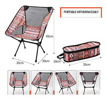 Oeternity Sedia Pieghevole Portatile da Esterno Ultra-Leggero, Portatile, Traspirante E Confortevole, Molto Adatto per attività All'aperto, Campeggio, Escursionismo, Picnic, Pesca,Color