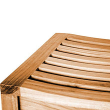 Sgabello Ferrara Teak in legno massiccio