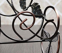 LHQ-HQ Casa Bar e caffè di Home Decor Studio Wine Rack Wine Rack Europea Creativa del Vino di Stile cremagliera in Ferro della Decorazione di Arte del Vino Rack Singola Famiglia Wine Bottle Holder