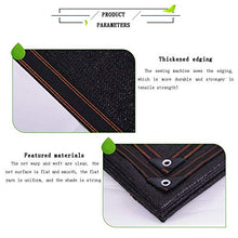 HTL durevole 8-Pin parasole netto, panno spesso ombreggiato, utilizzato per isolamento termico protezione solare di balcone, cortile e tetto. 85% tasso di ombreggiatura, nero, 2 m x 4 m