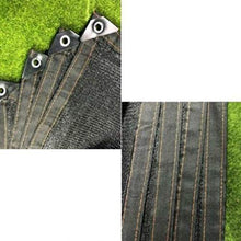 AOHMG Telone Ombreggiante, 80% Frangisole Frangivista Bordo Nastrate con Occhielli Rete Ombreggiante/Ombra, per Serra Copertura vegetale Kennel Barn,Black_4x6m/12x18ft