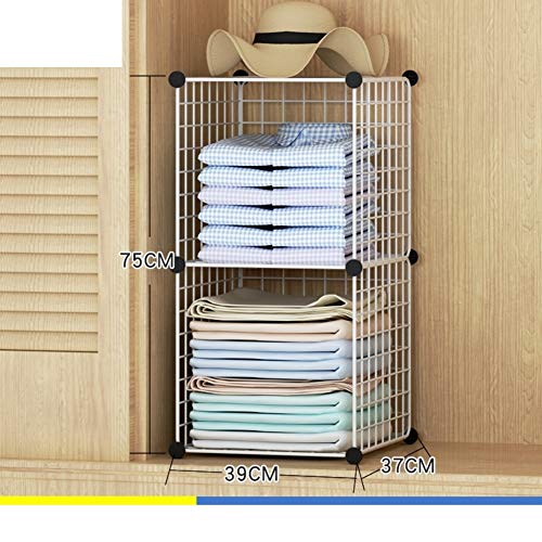 JYXJJKK Armadio A Strati Sovrapposti Gratuiti,divisore di Stoccaggio Vestiti Pieghevoli-b