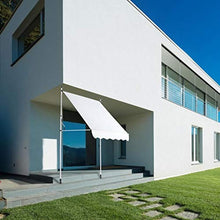 Dioche Tenda da Sole, 1,5-4 x 1,2 M, Regolabile, Impermeabile, Protezione Raggi UV, per Il Balcone, con Manovella, Tendalino per Esterno, Giardino, Balcone Terrazza