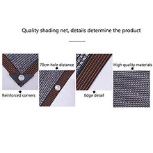 YTQ Tasso di Ombreggiatura 55% Telo Ombreggiante Adatto per Piante da Giardino con Pergola, Facile da Installare, Tessuto Ombreggiante di Ventilazione, con Occhiello in Metallo, Nero(Size:3m*8m)