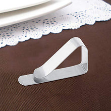 Emoshayoga Clip per Tovaglia Morsetto per Tovaglia in Acciaio Inossidabile Accessorio da Cucina con 1,8 Cm / 0,7 Pollici di Spessore per Feste in Casa PIC-nic Uso Ristorante