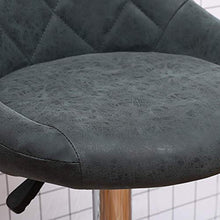 HCYY Set di 2 sgabelli da Bar Blu, sgabelli da Cucina Regolabili in Altezza sgabelli da Bar in Pelle PU con poggiapiedi Base cromata Alzata a Gas, sedie da Bar Moderne per bancone dell'isola dell