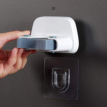 ZXCASDF Gancio Mop WC Appeso Punzonatura Connessione A Parete Viscosa Adesivo Gancio Mop Mop Fermaglio Stoccaggio Cremagliera Scopa Artefatto Stabile Antiscivolo E Non Cadrà,Bianca