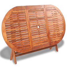 Festnight Tavolo da Giardino, Tavolo da Esterno, Tavolo da Pranzo per Esterni in Legno Massello di Acacia 160x85x75 cm