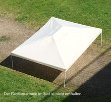 Toaks, tetto di ricambio impermeabile 3 x 3 m, 3 x 4 m, per gazebo da giardino, durevole, poliestere con rivestimento in PVC, 270 g/m² (4 x 3 beige)
