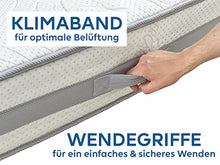 BMM Comfort XXL Materasso 100x200 cm in Grado di durezza 4 (H4) Fino a 150kg, Altezza 23cm, SilverCare Border Rispetto, Migliore Ventilazione, Extra Duro