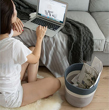 Cestini per Abiti Vestiti Varie Snack Toys Scatola di Immagazzinaggio Cesta Cestino Cotone Camera da Letto Soggiorno Camera da Letto,A,30 * 27Cm