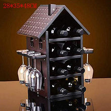 DNSJB creativo porta vino ornamenti coppia cigno casa soggiorno decorazione TV armadi armadi vino resina artigianato rack vino vino rack (dimensioni: B)