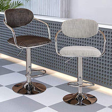 LXYPLM Sgabello Sedie Bar Barstools Metallo Altezza Girevole Regolabile Bar Sedie Sedile, Pianale da Cucina Biancheria Colazione Cucina sgabelli Alti Arredo Bar Cucina (Color : B)