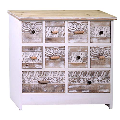 Vacchetti S.p.A Mobiletto Legno Bucarest 10 Cassetti cm.79x25x70