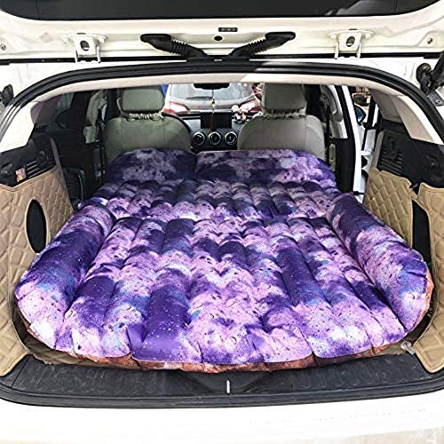 Ceiling Pendant Appoggio Car Auto Gonfiabile Bed Contenitore di Coda Cuscino da Auto Gonfiabile Bed Ispessito Poliestere Auto con i Figli di Sonno Materasso Gonfiabile (Color : Purple)