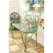 GaoF Panca in Metallo per Uso Domestico Panca da Giardino per Il Tempo Libero, Panca da terrazza in Stile Europeo in Ferro battuto per Esterni, Panca Decorativa per mobili
