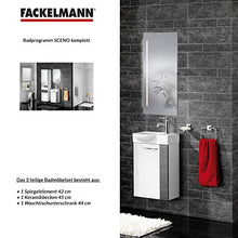 Fackelmann Bagno Mobili Set Sceno Ospiti di armadietto per lavabo//lavandino