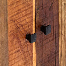 vidaXL Credenza Durevole Madia Resistente Ampia Spaziosa Robusta Pratica Utile Solida Armadio 60x35x76 cm in Legno Massello di Recupero e Acciaio