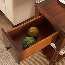 XJL Soggiorno del Comodino MDF Gambale in Legno Massello Table Table Table End Tavolo della Tavolo Lato in Legno Creativo Tavolino Tavolo Piccolo Tavolino con 1 Cassetto (Color : Style A)