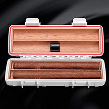 Gymqian Prodotti per la Casa Portatile Viaggio Portatile Cedar Legno Custodari Di Sigaro, Sigaro Impermeabile Sigillato Humidor con Umidificatori, Scatola Umidificatrice Armadio Idr