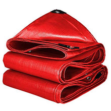 MHBGX Telo Grande per Impieghi Gravosi, Teloni, Telone Rosso Panno Antipioia Universale in Pe - Tenda da Sole per Esterni da 0,32 Mm Tenda da Sole -160 G/M² Copertura Antietà per Polli da Giardino,